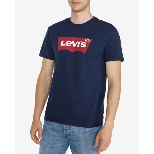 Levi's® Set-in Neck Koszulka Niebieski