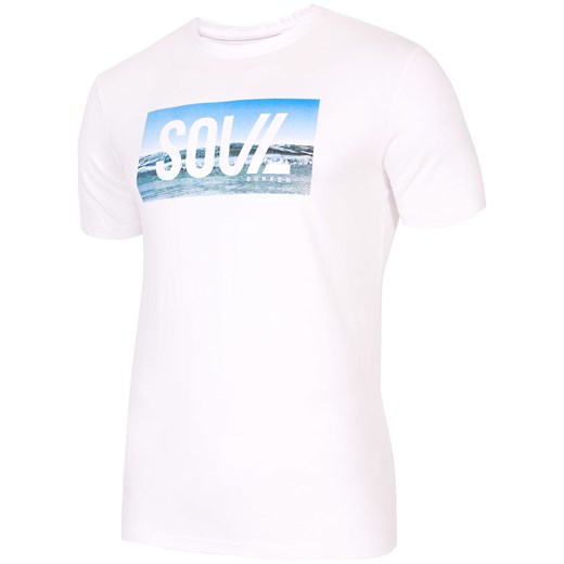 T-shirt męski TSM288 - biały  4F  