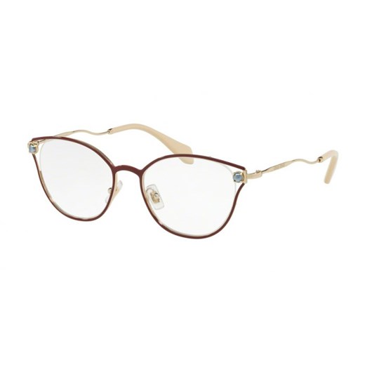 OKULARY KOREKCYJNE MIU MIU MU 53QV CCG1O1 52 Miu Miu bialy  Aurum-Optics