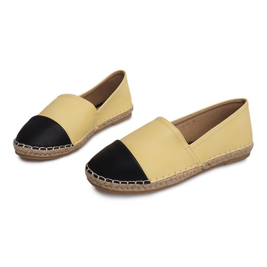Espadryle damskie żółte