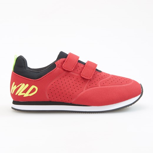 Reserved - Sportowe buty na rzepy - Czerwony czerwony Reserved 35 