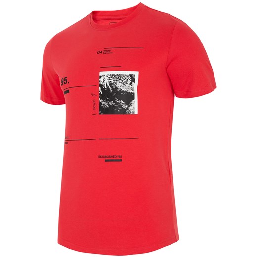 T-shirt męski TSM223 - koral  4F  