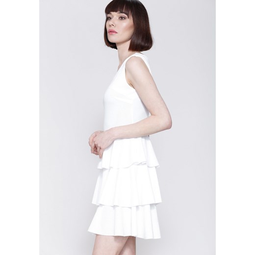 Biała Sukienka Hot Touch  Renee uniwersalny Renee odzież