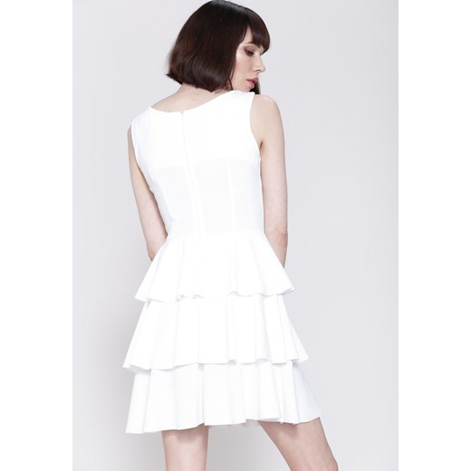 Biała Sukienka Hot Touch  Renee uniwersalny Renee odzież