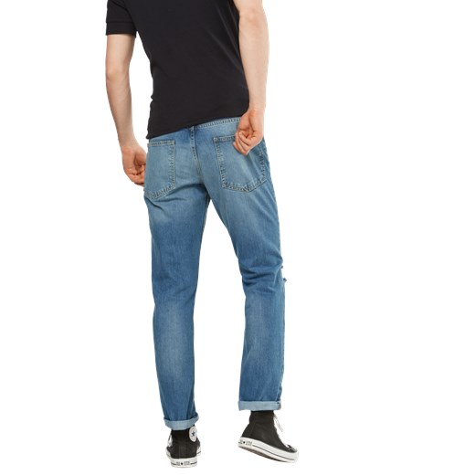 Jeansy 'TINTED BLUE TAPERED RIPPED'