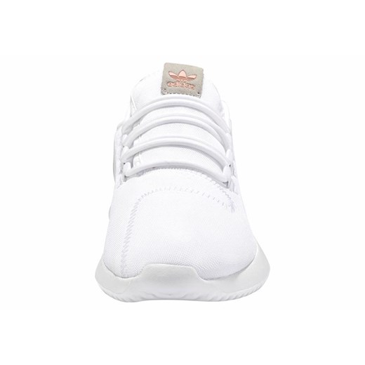 Buty sportowe damskie białe Adidas Originals sneakersy młodzieżowe bez wzorów sznurowane na platformie 