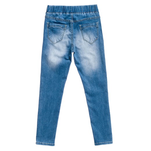 Spodnie jeansowe dziewczęce niebieskie Denley PPS101 Denley.pl  134-140 Denley okazja 