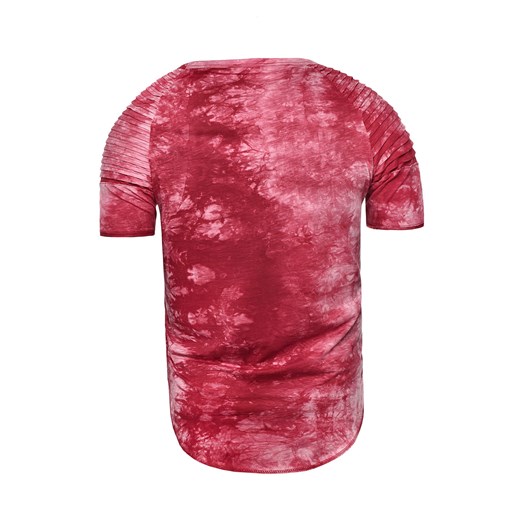 Męska koszulka t-shirt 3291 - różowa Risardi  S 