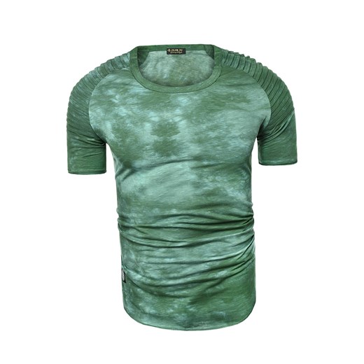 Męska koszulka t-shirt 3291 - zielona Risardi  XL 