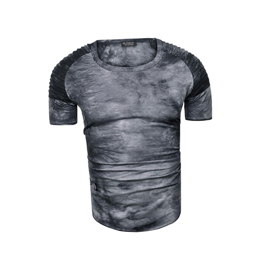Męska koszulka t-shirt 3291 - czarna Risardi  XXL 
