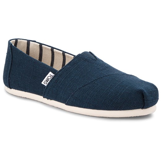 Półbuty TOMS - Classic 10011671 Majolica Blue Toms szary 37.5 eobuwie.pl