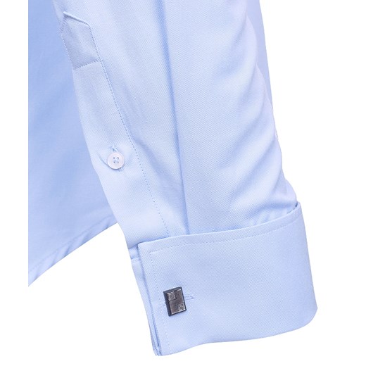 Koszula Salzburg Sky Blue lux / mankiet zapinany na spinkę / classic fit Di Selentino  38 