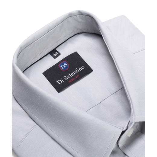 Koszula Salzburg Gray lux / mankiet zapinany na spinkę / slim fit  Di Selentino 40 