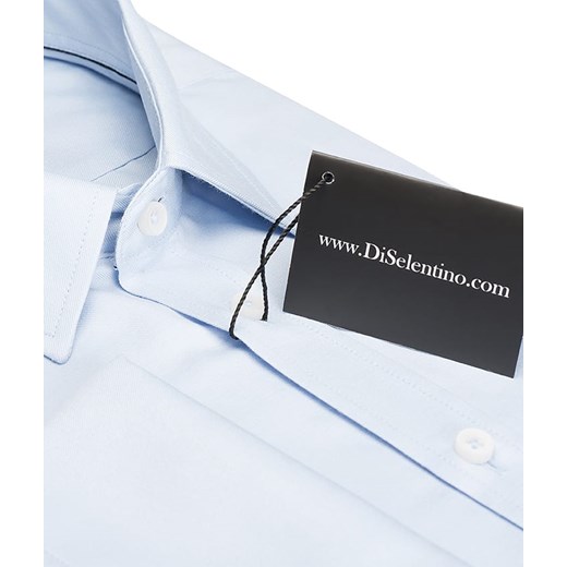 Koszula Salzburg Blue lux / mankiet zapinany na spinkę / slim fit Di Selentino  45 
