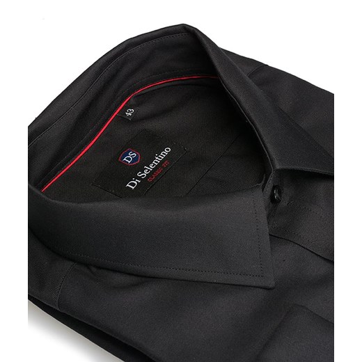 Koszula Salzburg Black lux / mankiet zapinany na spinkę / classic fit  Di Selentino 44 