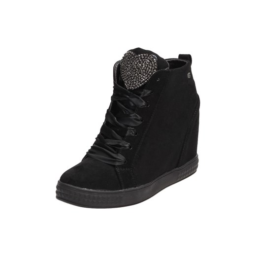 Czarne buty damskie, sneakersy VICES 7194-1