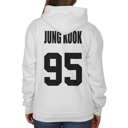 Blogerska bluza oversize z kapturem BTS Jung Kook 95 Fruit Of The Loom L dirtyshop.pl