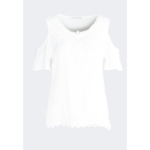 Biała Bluzka Life Arash Born2be  XL/XXL okazyjna cena Born2be Odzież 
