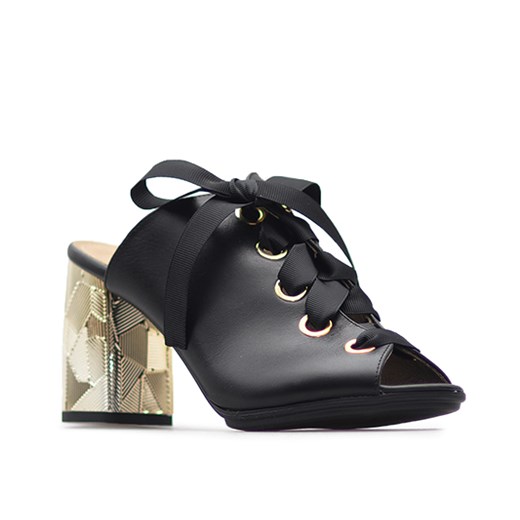 Sandały Annmex 8506/01S Czarne lico czarny Ann-Mex  Arturo-obuwie