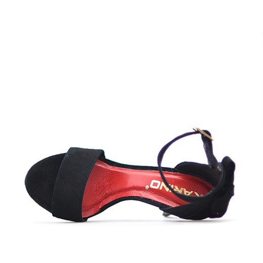 Sandały Karino 2496/003-P Czarne zamsz Karino czarny  Arturo-obuwie