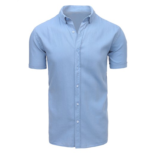 Koszula męska niebieska (kx0839) Dstreet  XL 
