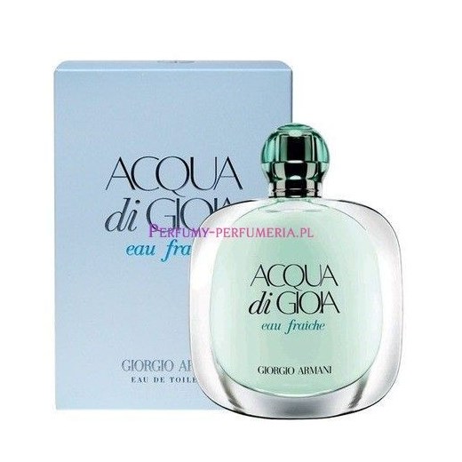 Giorgio Armani Acqua di Gioia Eau Fraiche 50ml W Woda toaletowa perfumy-perfumeria-pl niebieski cedr