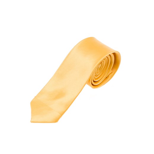 Elegancki krawat męski żółty Denley K001 bezowy Denley.pl One Size Denley promocyjna cena 
