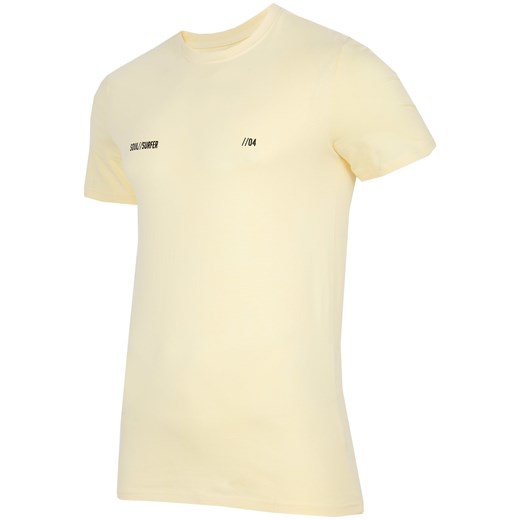T-shirt męski TSM291A - jasny żółty 4F   