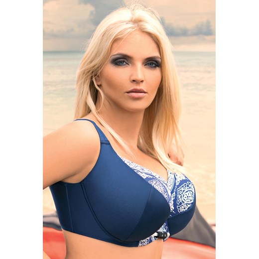 Biustonosz od kostiumu kąpielowego Persia1 niebieski Kris Line  75/C promocyjna cena Astratex 