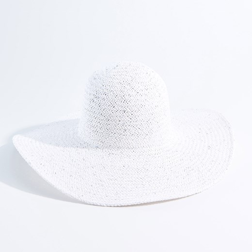 Mohito - Lekki kapelusz z szerokim rondem - Biały Mohito bialy One Size 