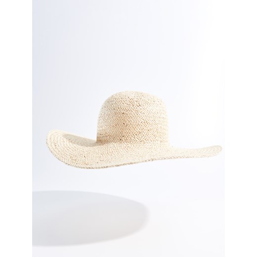 Mohito - Lekki kapelusz z szerokim rondem - Beżowy Mohito bezowy One Size 