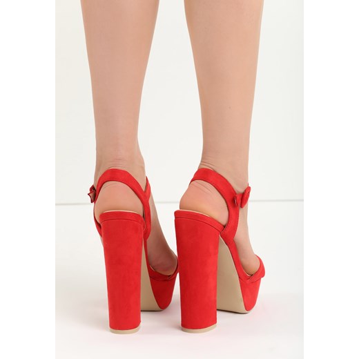 Czerwone Sandały Chic Heels