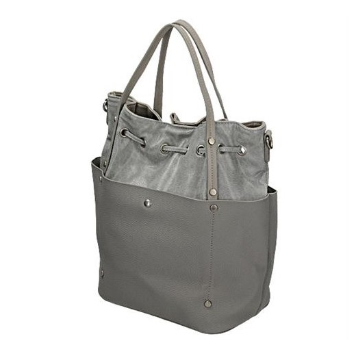 Monnari duża torebka damska worek shopper szara BAG 1070-019 W18 Monnari rinkopl