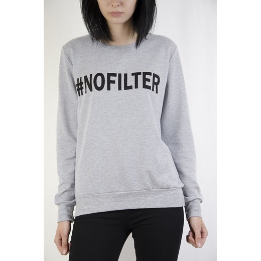 Bluza z napisem #NOFILTER   L olika.com.pl