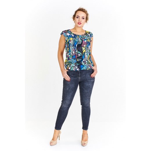 Spodnie rurki z przetarciami Kmx Fashion 38 ptakmoda.com