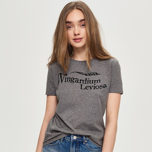 Sinsay - T-shirt harry potter - Szary Sinsay XL