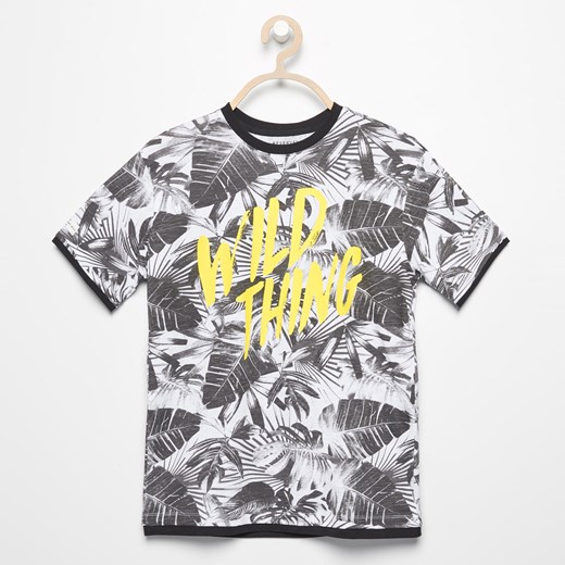 Reserved - T-shirt z nadrukiem - Czarny