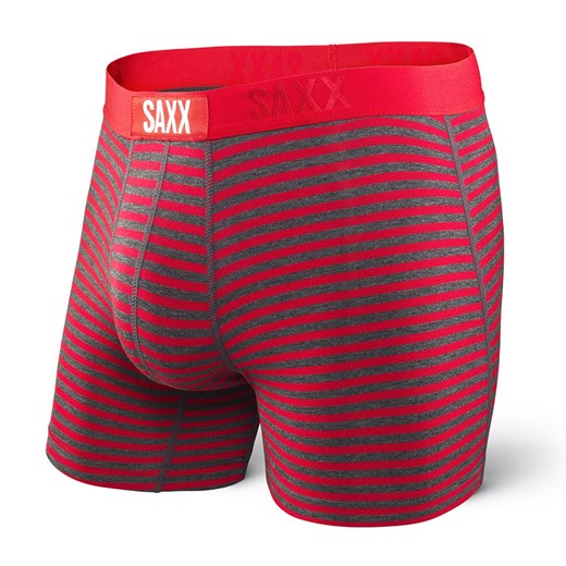 Męskie bokserki Saxx Vibe Hiker Stripe czerwony  Saxx L Astratex