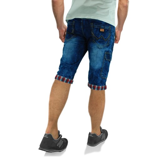Spodenki męskie jeansowe z bocznymi kieszeniami RS208   36 promocja merits.pl 