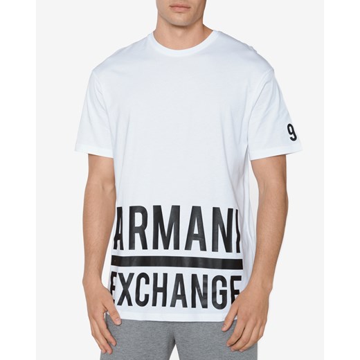 Armani Exchange Koszulka L Biały Armani  L BIBLOO