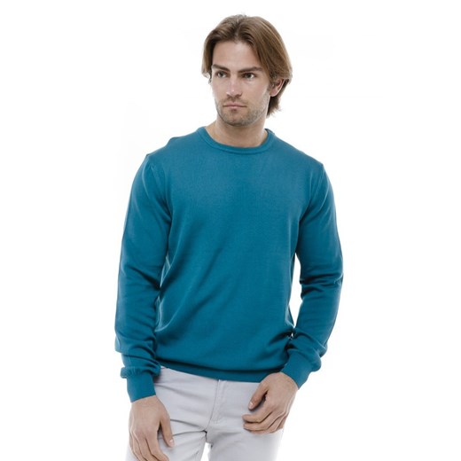 Sweter basic zielony  turkusowy L okazja eLeger 