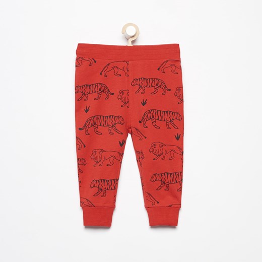 Reserved - Spodnie dresowe z nadrukiem zwierząt - Czerwony  Reserved 68 