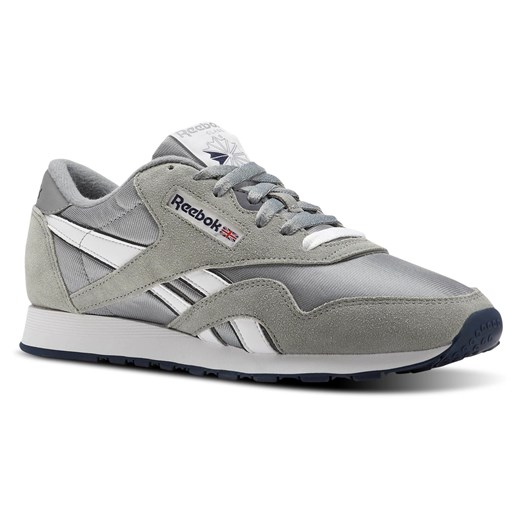 Buty męskie Reebok Classic Nylon Platinum/Jet Blue 36946 Reebok 42.5 adrenaline.pl