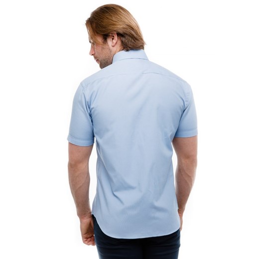 Koszula niebieska prążki   176/182 42 eLeger okazyjna cena 