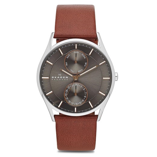 Zegarek SKAGEN - Hoist SKW6086 Light Brown/Silver/Steel  Skagen  eobuwie.pl