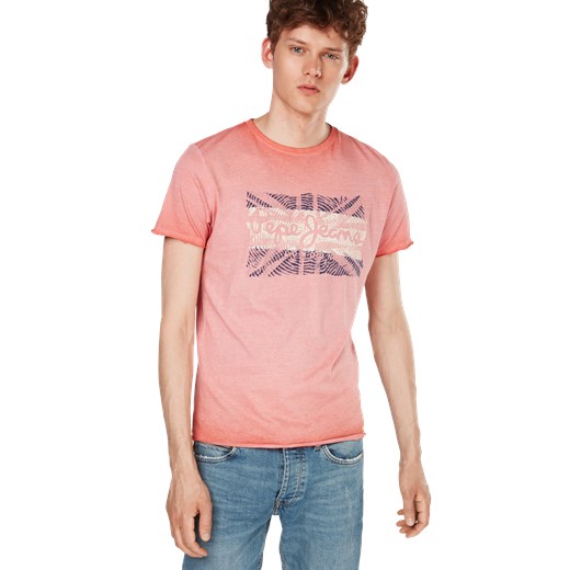 T-shirt męski Pepe Jeans z jerseyu z krótkim rękawem 