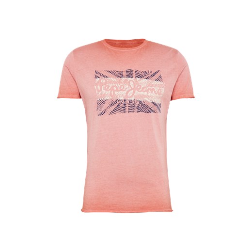 T-shirt męski różowy Pepe Jeans z jerseyu 