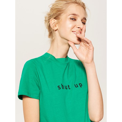 House - T-shirt z napisem - Zielony  House L 