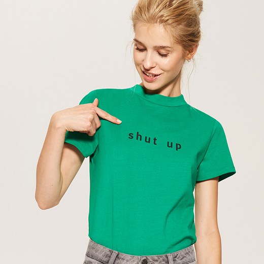 House - T-shirt z napisem - Zielony  House S 