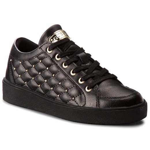 Sneakersy GUESS - FLGLN3 LEA12 BLACK czarny Guess 35 eobuwie.pl